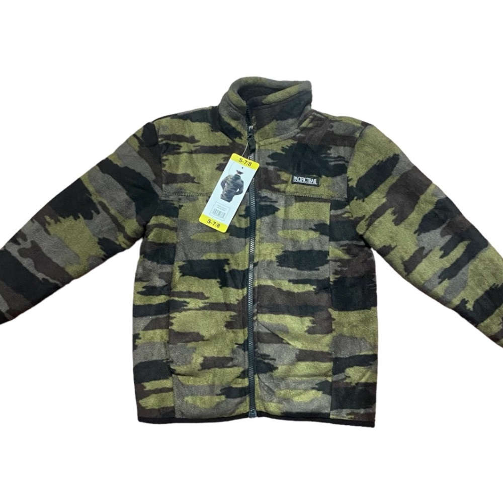 Kids Boy Sweater with Tag PacificTrail Size 7/8 Military Color